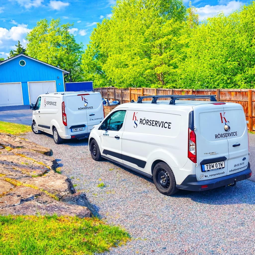 KS Rörservice servicebilar