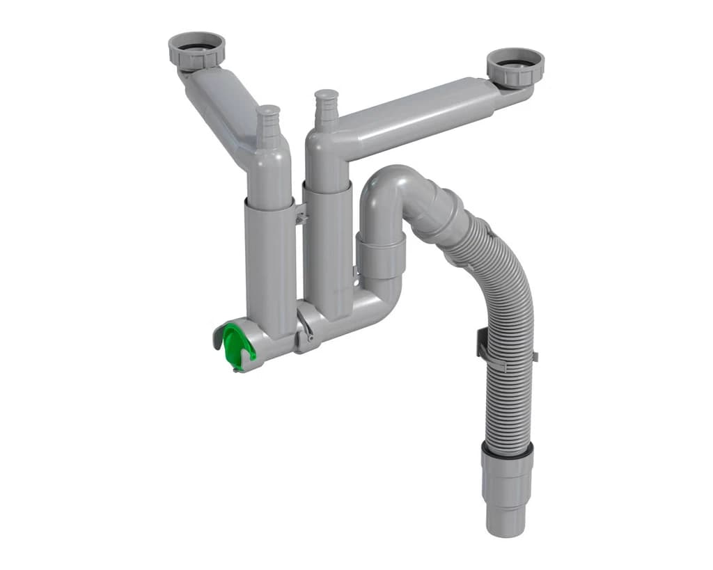 Installation och byte av köksvattenlås